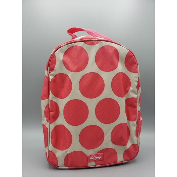 thirty-one Handbags - Thirty-one 31 lunchbox thermal bag coral white polka dot chill-icious